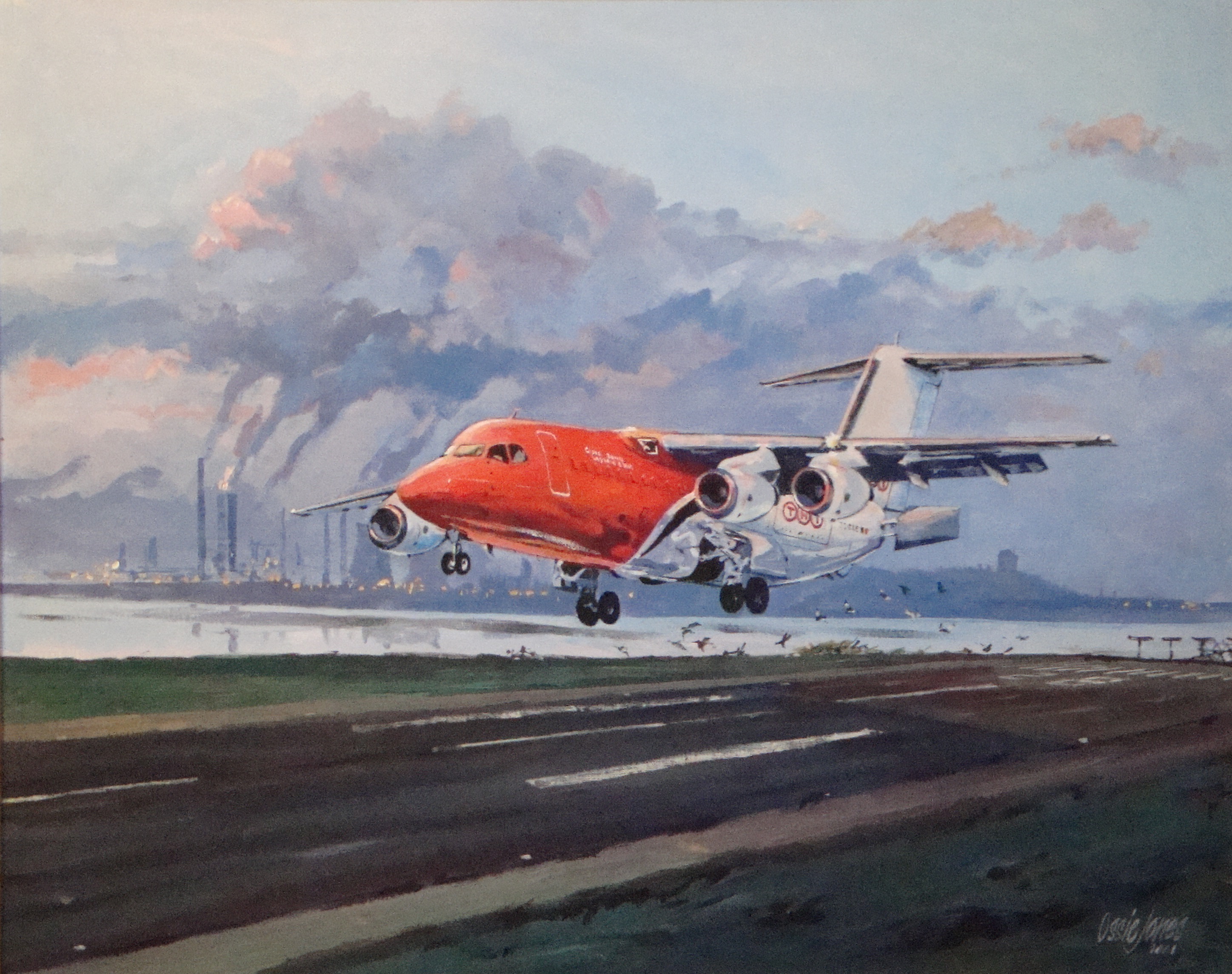 BAe146 at Liverpool Airport